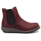 Fly London Salv ankle boot in Berry