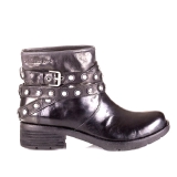 Helga Black flat ankle boot by CK Jeans