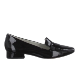 Jana Black patent slipper loafer
