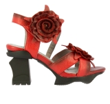 Laura Vita Arcmance High heeled Red sandal