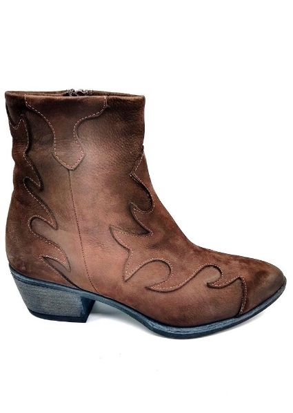 bueno-brown-nubuck-mid-heel-cowboy-ankle-boot