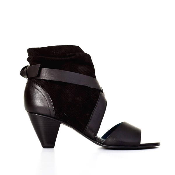 caprice-black-suede-mid-heeled-sandal