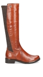 Caprice Tan stretch back knee high boot