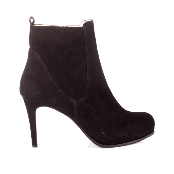hogl-black-high-heel-suede-ankle-boot