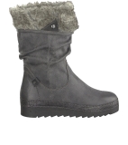 Jana Graphite furry lined mid calf boot