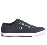S Oliver laceless Sneaker in Navy 