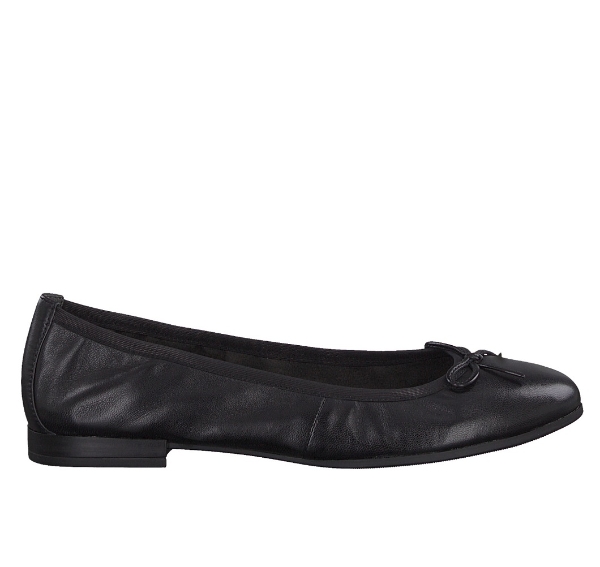 tamaris-black-leather-ballet-pump-ca3646