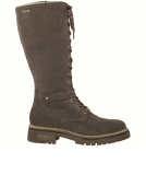 Tamaris Brown suede knee high suede lace up boot