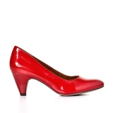 Tamaris Red pointy toe court shoe